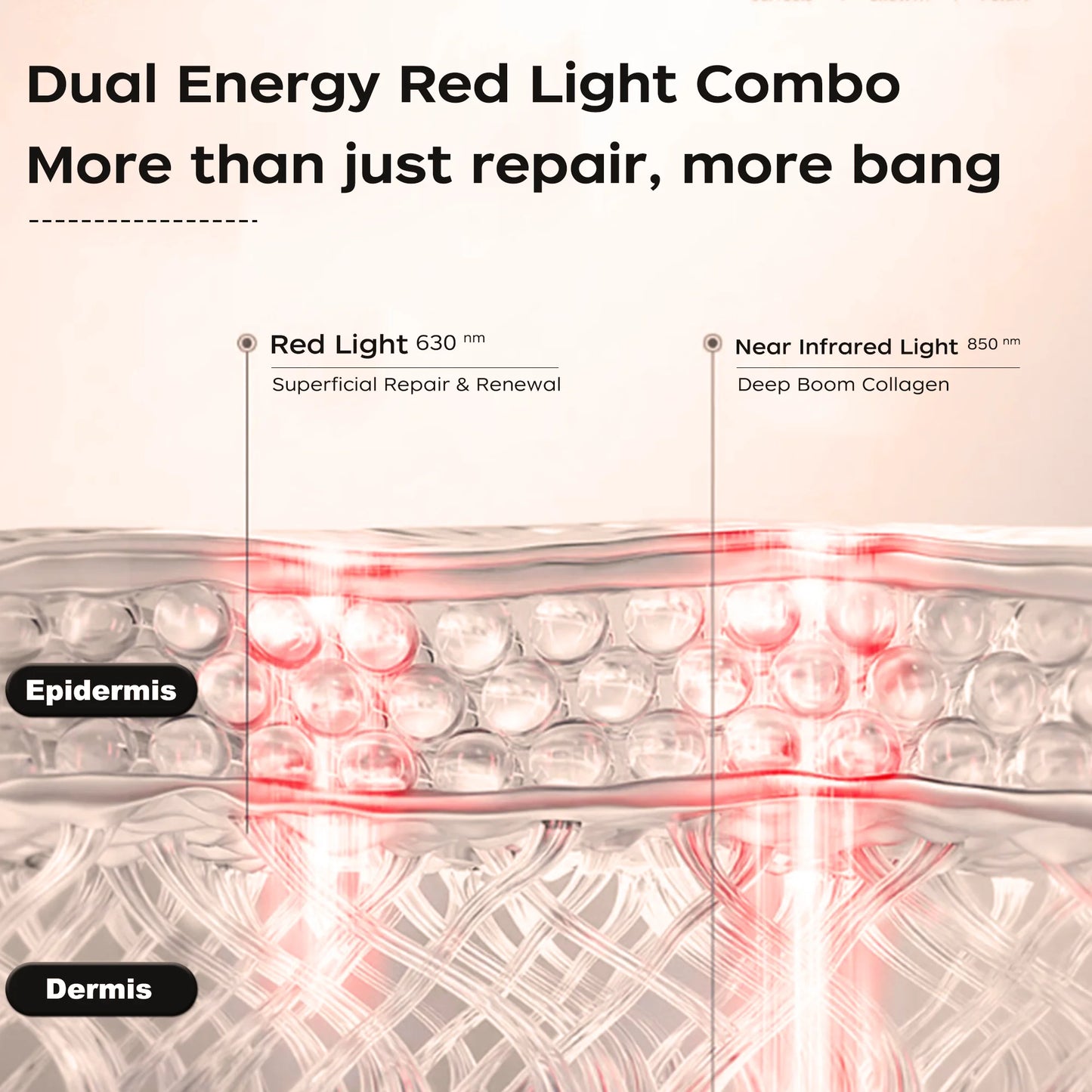 JVV Wireless Red Light Therapy Eye Mask LED Infrared for Cosmetic Eye Care 5Modes Rechargeable Home Skincare Christmas Gift Idea