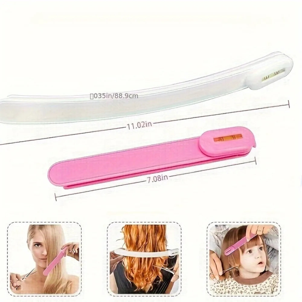 3Pcs/set Hair Cutting Tool Kit Bangs Trimming Scissors Comb Set for DIY Home Hair Styling