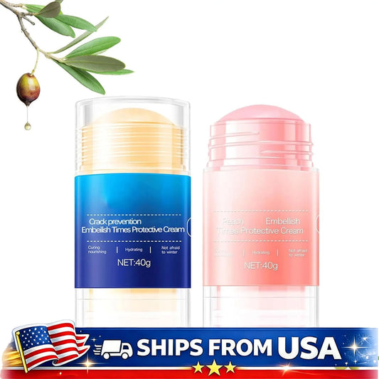 Cracked Heel Repair Stick Moisturizing Foot Care Treatment Hydrating Anti Crack Balm for Dry Feet Heels Skin