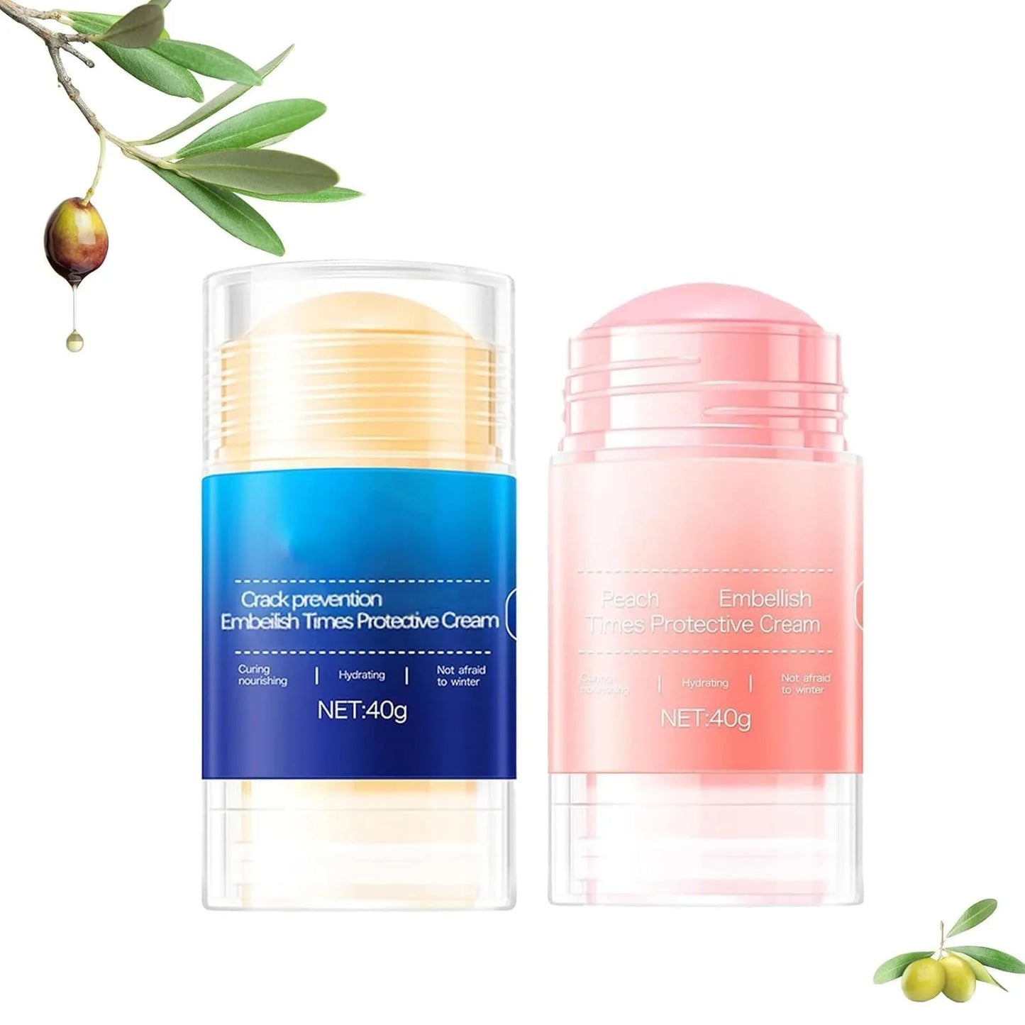 Cracked Heel Repair Stick Moisturizing Foot Care Treatment Hydrating Anti Crack Balm for Dry Feet Heels Skin