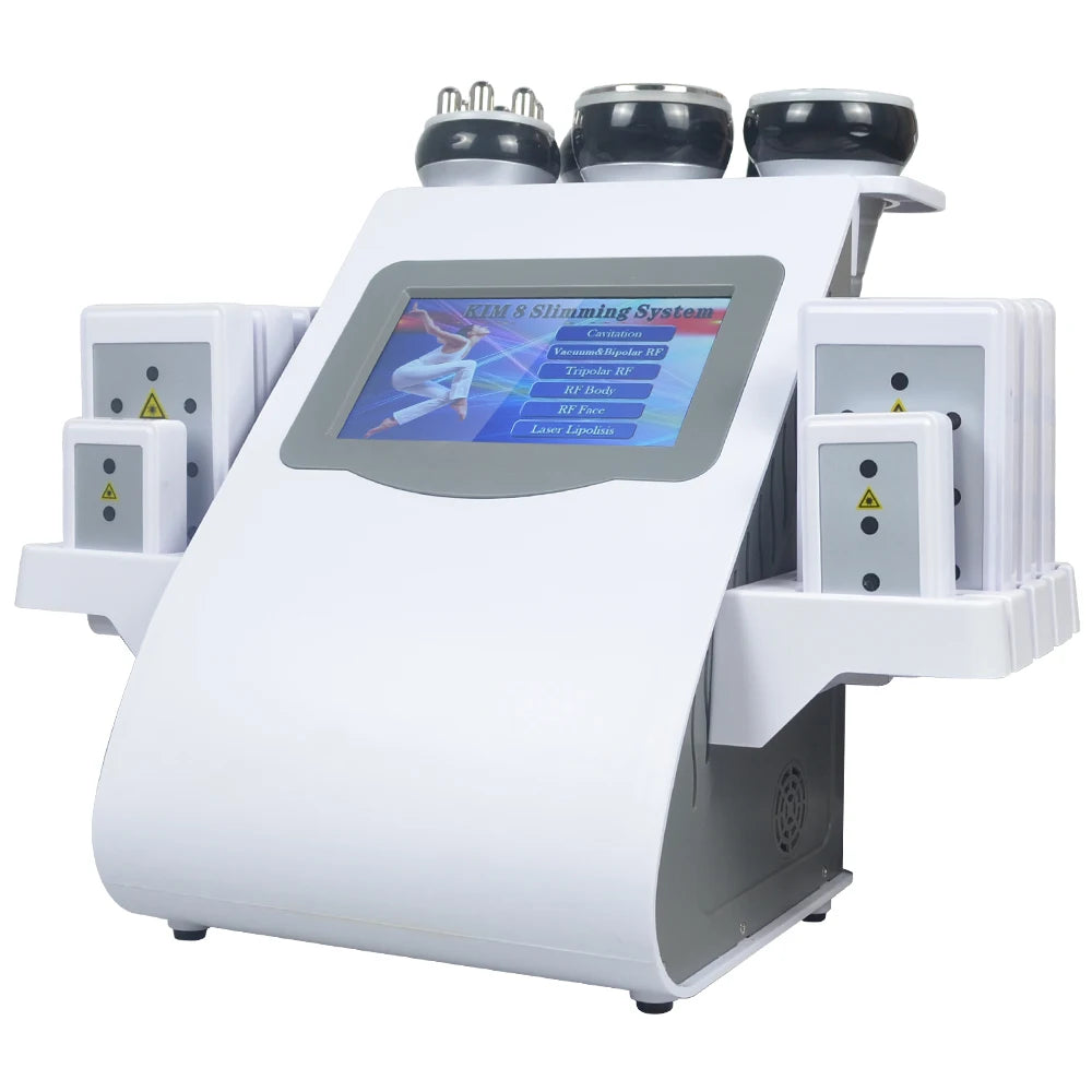 6 In 1 40K Cavitation Machine Skin Lift Tightening Lipo KIM 8 Body Slimming Machine