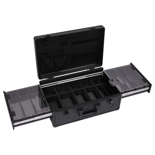Professional Cosmetic Bag, Portable Barber/Make-Up Tool Organizer Case, Clipper Suitcase for Travel Cosmetologist/Barber, Fashio