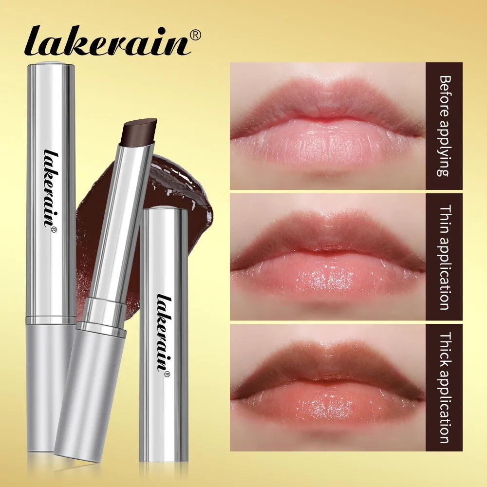 Honey Lipstick Tinted Lip Balm Sheer Lightweight Lip Stain for All Skin Moisturizing Nourishing Lipstick Pack of Black & Pink