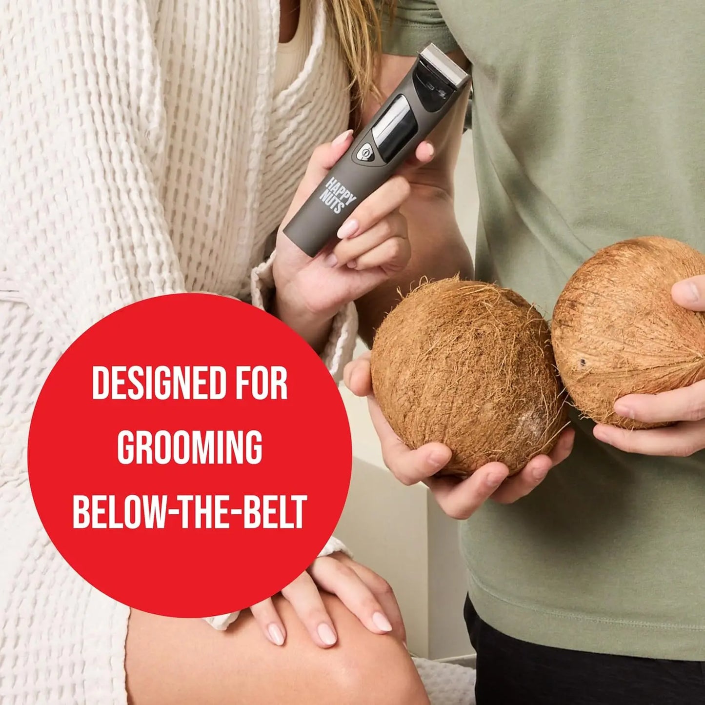 Electric Groin & Body Hair Trimmer for Men - Waterproof Shaver Kit for Hard to Reach Areas