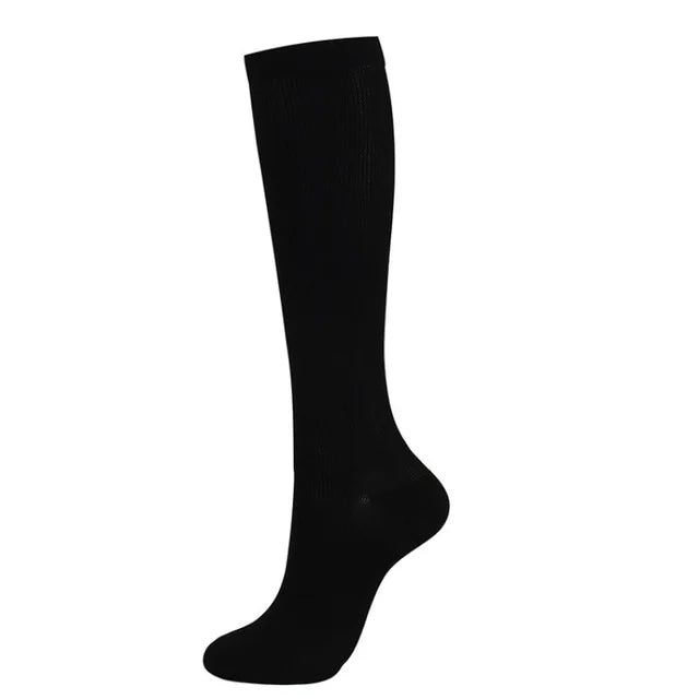 New Compression Socks Knee High Medical Edema Nurse Calf Shaping Running Men Women Sports Socks 20-30mmhg Compression Socks