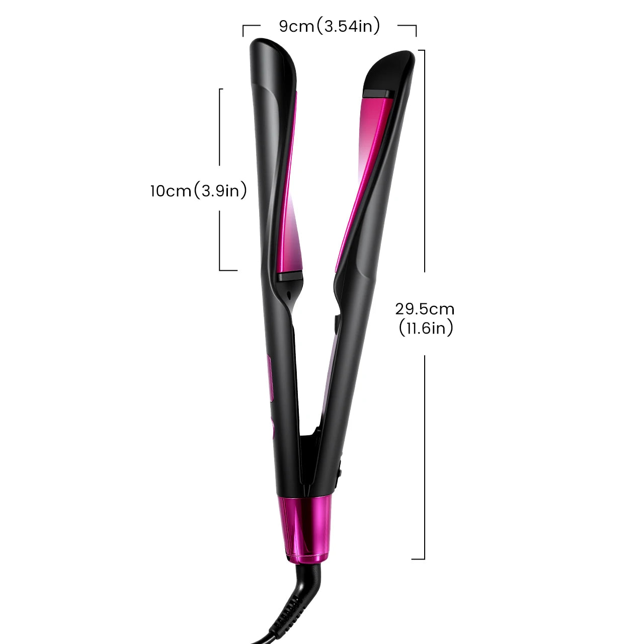 Haetteker Twisted Straightener Curler Multi-Function Two-In-One Hair Styling Tool Straightening Hair Clamp