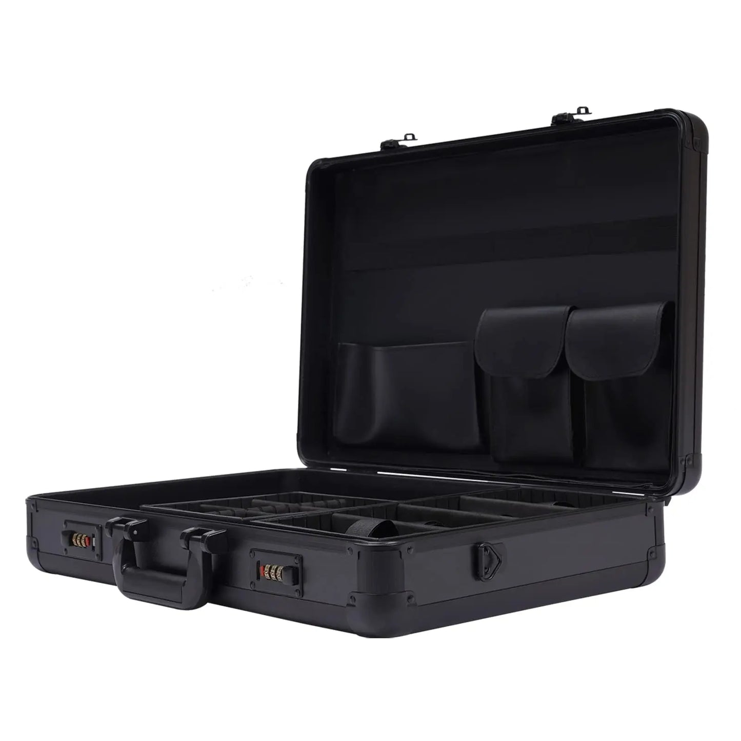 Dnysysj Barber Carrying Case Barber Case, Stylist Tool Box Professional Salon Hair Cutting Grooming Kit Storage Organizer for Cl