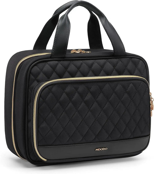 Water-Resistant Hanging Toiletry Bag for Women with Large Capacity, Ideal for Travel and Makeup Essentials