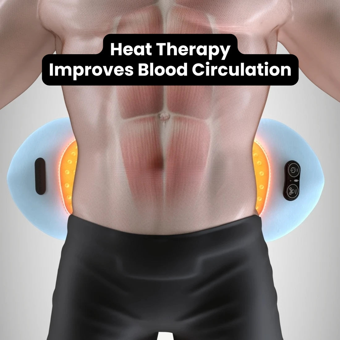 Okayso Multi-functional 3-in-1 Back Massager with Relief Bed Sleeping Shiatsu Deep Tissue Portable Shoulder Lower Waist Massager