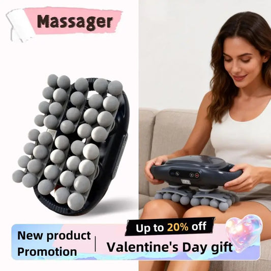 40-Head Massager for Shoulder Neck Back Leg Muscle Pain Relief Perfect Gift for Family