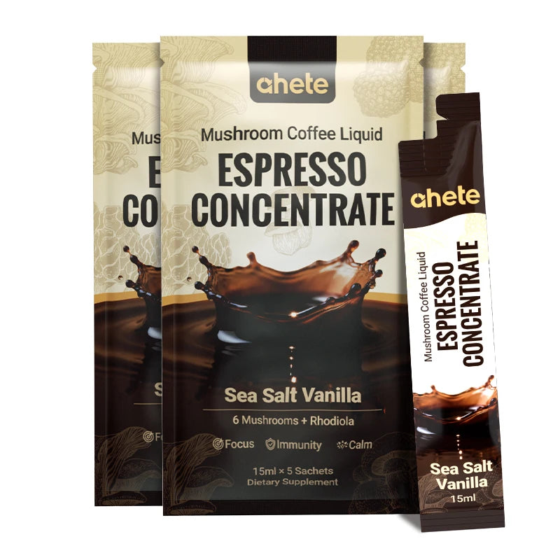 AHETE Mushroom Coffee Liquid Espresso Concentrate