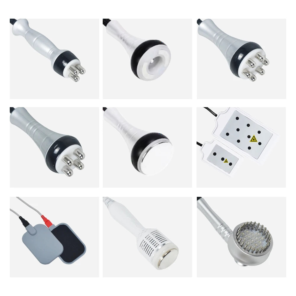9 in 1 40K Cavitation Ultrasonic Body Slimming Machine Body Shape Loss Weight Vacuum Rejuvenation Skin Lift Tighten Tool
