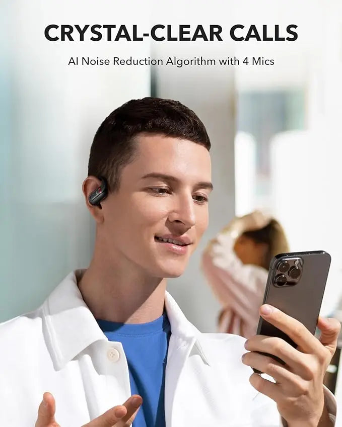 Soundcore by Anker V30i Open-Ear Headphones, Ultra-Comfort, Lightweight Design, Snug Fit, Ergonomic Ear Hooks  (Refurbished)