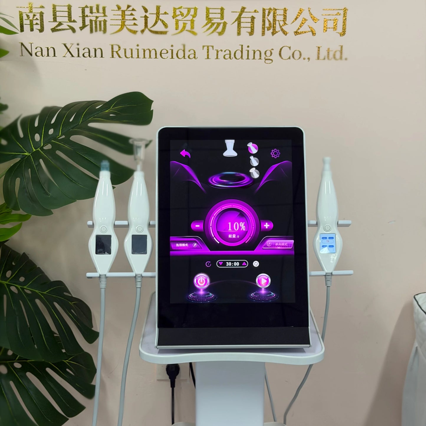 Cold  Hot Plasma 8 in 1 Diamond Stamp Ozone Plasma Skin Rejuvenation Anti-aging Facial Care Beauty Machine