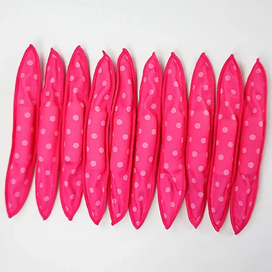 10 Pcs/Lot Hair Curlers Soft Sleep Pillow Hair Rollers Set Best Flexible Foam and Sponge Magic Hair Care DIY Hair Styling Tools