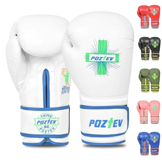 Boxing Gloves for Men and Women Professional Workout Gloves for Sparring, Heavy Bag Training - Muay Thai Focus Mitts Punching B