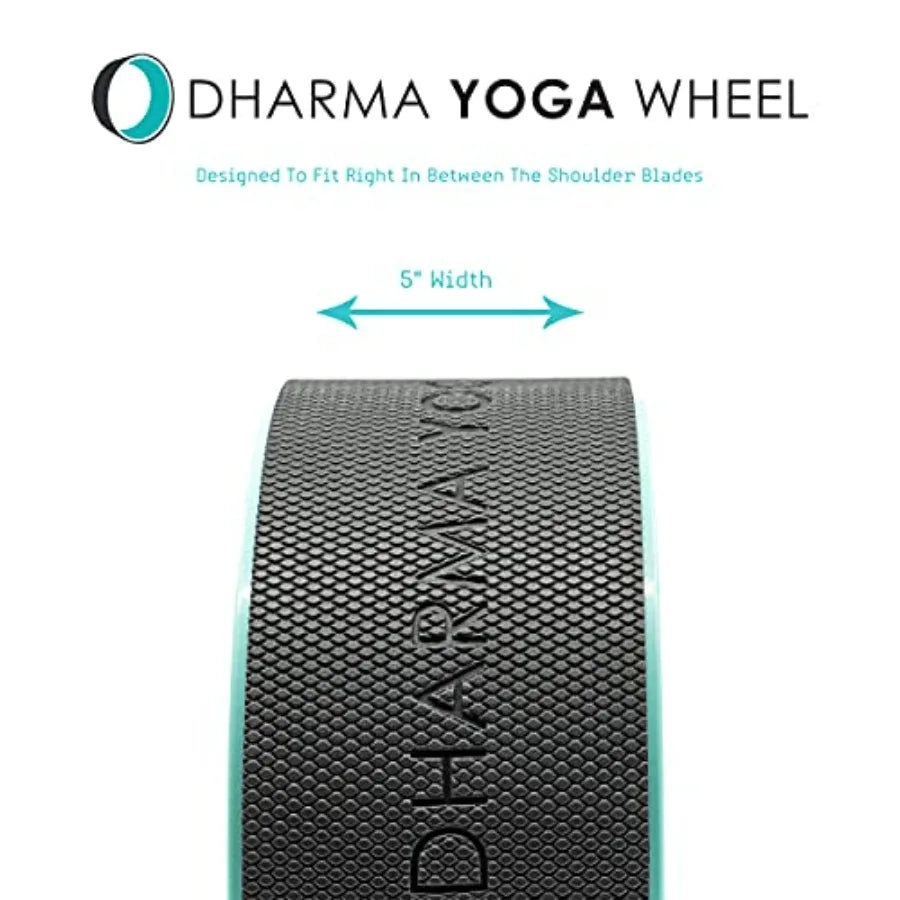 Basic - Spine Roller and Back Ring, Stretches Ligaments, Muscles with Foam Padding for Deeper Poses Yogic Stretching and Alignm