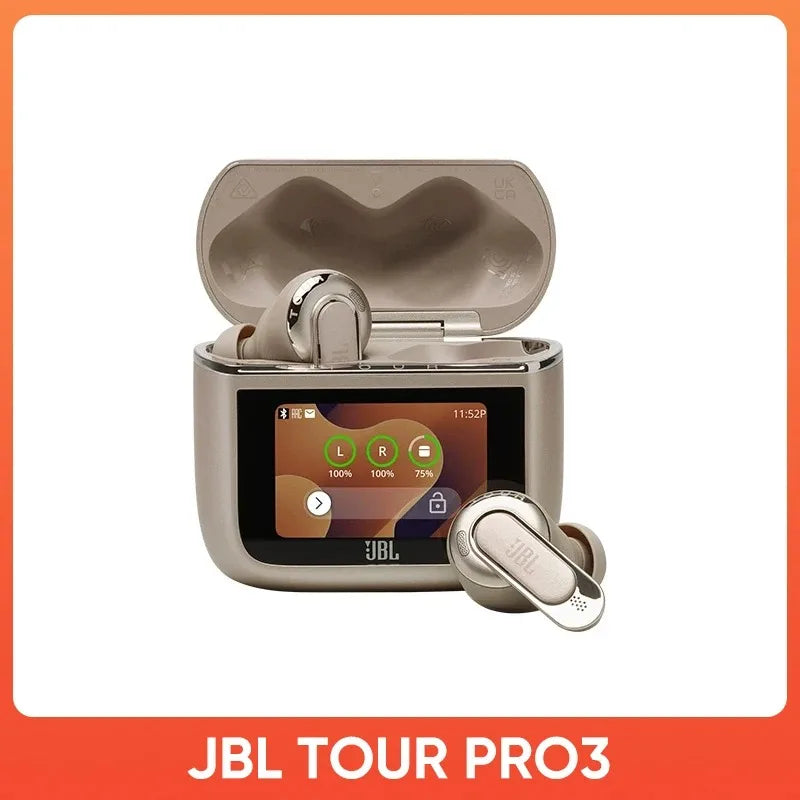 JBL Tour Pro 3 True Wireless Bluetooth Earphones Stereo Headphones with Smart LCD Screen JBL Tour Pro 3