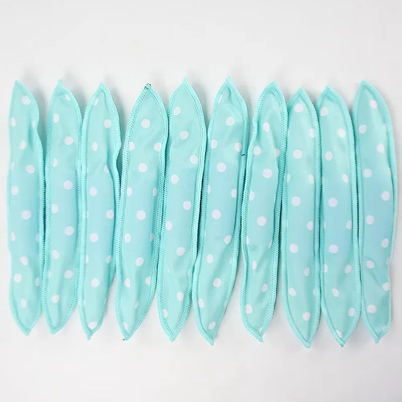 10 Pcs/Lot Hair Curlers Soft Sleep Pillow Hair Rollers Set Best Flexible Foam and Sponge Magic Hair Care DIY Hair Styling Tools