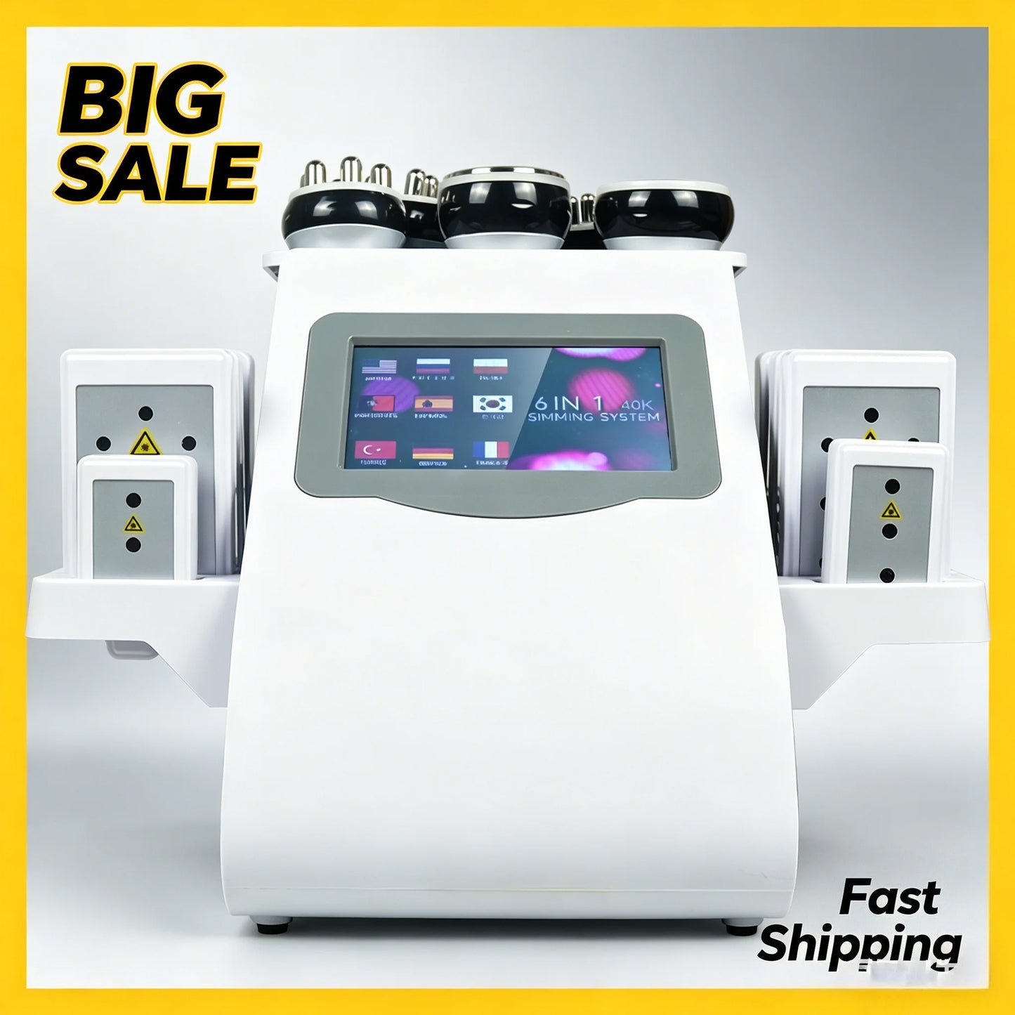 6 In 1 40K Cavitation Machine Skin Lift Tightening Lipo KIM 8 Body Slimming Machine