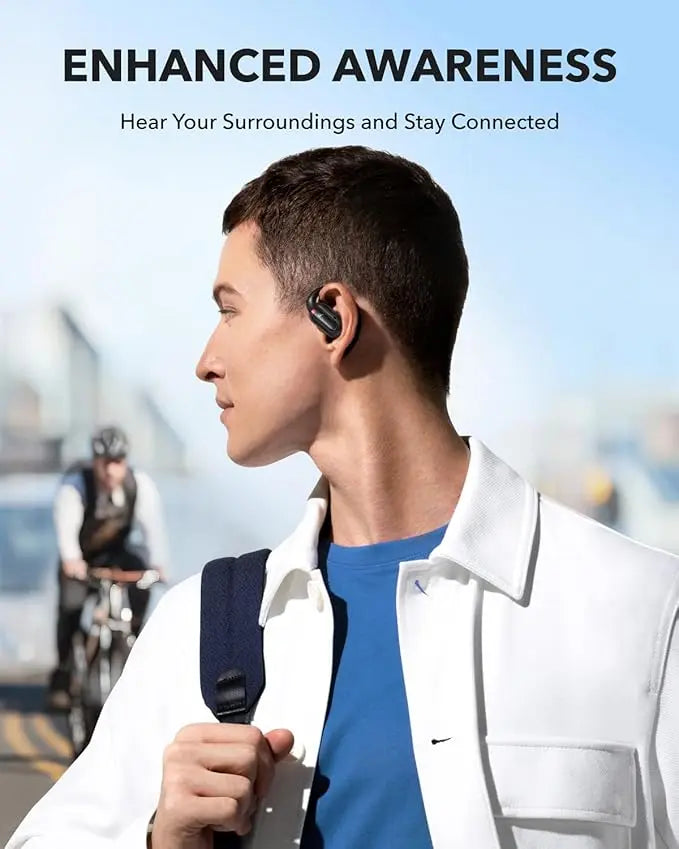 Soundcore by Anker V30i Open-Ear Headphones, Ultra-Comfort, Lightweight Design, Snug Fit, Ergonomic Ear Hooks  (Refurbished)