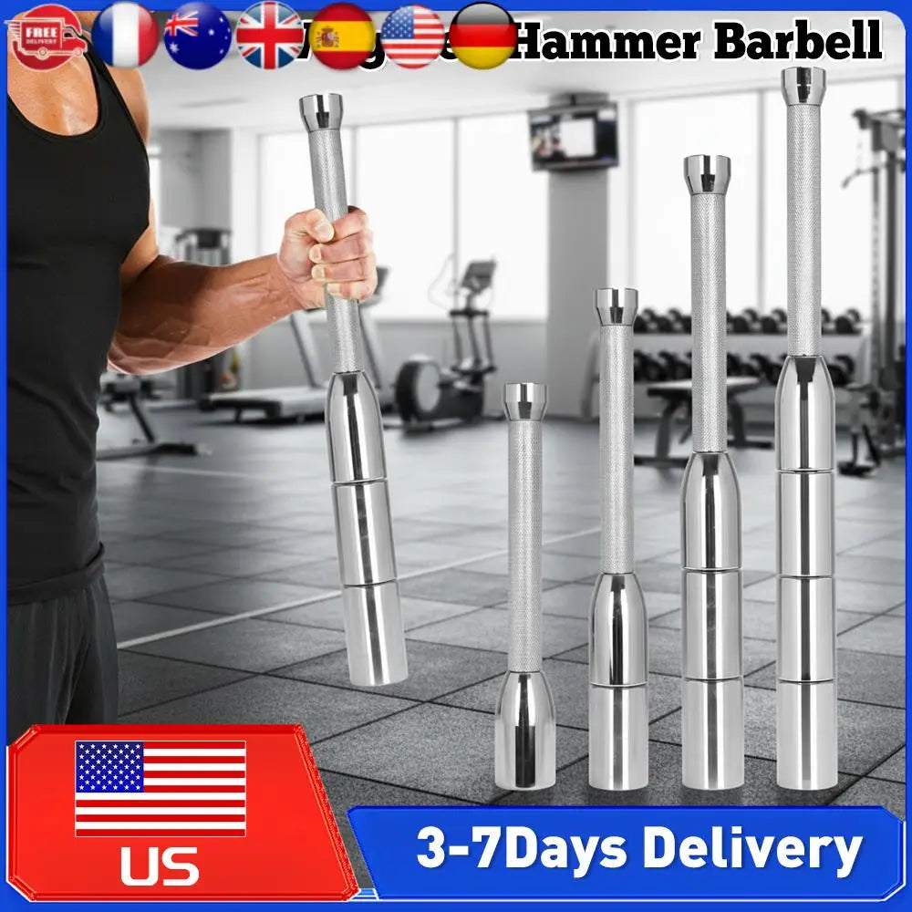 Adjustable Macebell Clubbell 8kg 10kg Solid Pure Steel Multi‑Purpose for Strength Training Grip Forearm Workouts Accessories ﻿