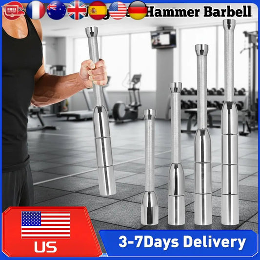 Adjustable Macebell Clubbell 8kg 10kg Solid Pure Steel Multi‑Purpose for Strength Training Grip Forearm Workouts Accessories ﻿