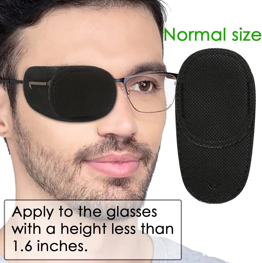 Adhesive Eye Patches for Amblyopia Treatment, Suitable for Adults and Kids, Left or Right Eyes