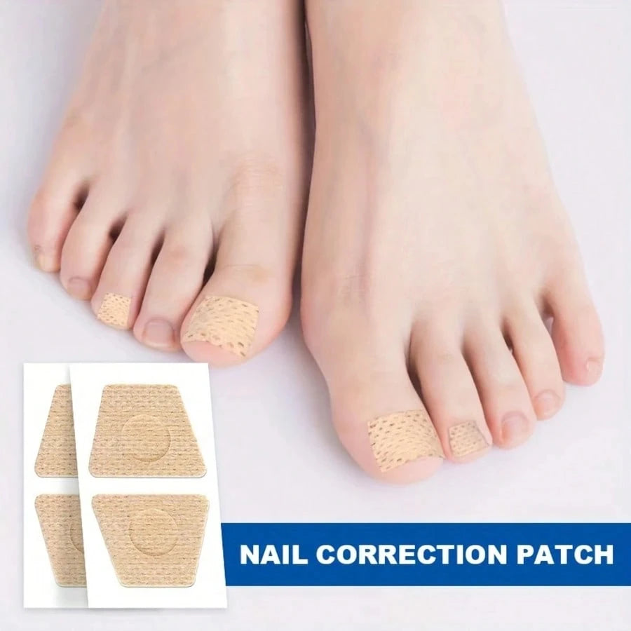 32Pcs Toenail Fungus Patch Waterproof Nail Repair Patches Nail Ingrown Correction Sticker Discolored Damaged Nail Foot Care Too