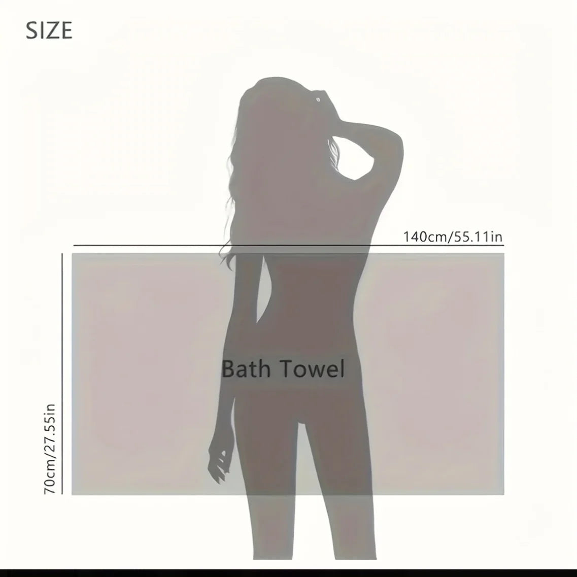 4 Ultra-Soft Quick-Dry Bath Towels (28" × 55") — Lightweight, Highly Absorbent & Plush Texture. Ideal for Bathrooms, Spas, Gyms,