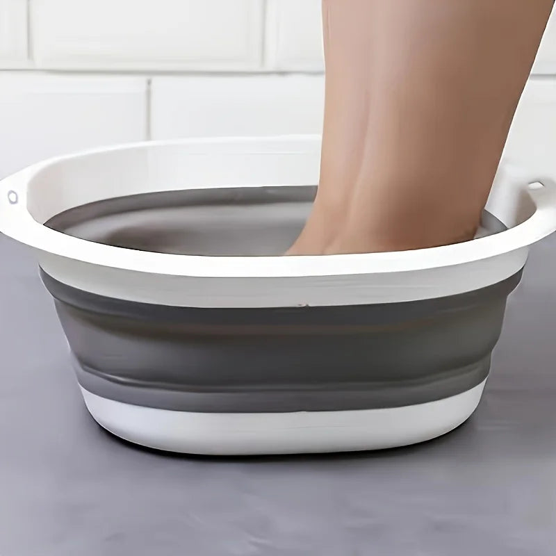 Large Foldable Water Basin-Portable,Home Use -Suitable for Washing Face,Cleaning Vegetables,and Doing Laundry,Foot Soaking Basin
