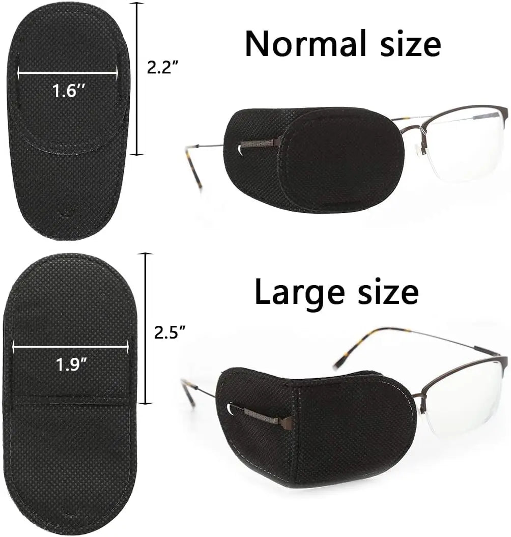 Adhesive Eye Patches for Amblyopia Treatment, Suitable for Adults and Kids, Left or Right Eyes