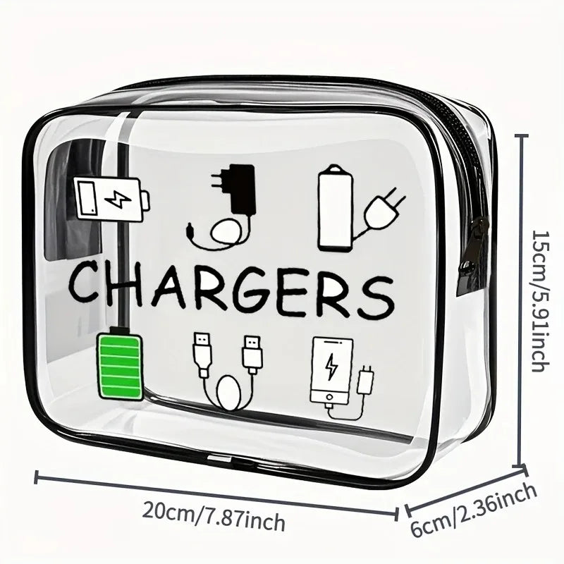 Large-capacity Travel Storage Bag Portable Cosmetic Bag Transparent Zipper Cosmetiquera Para Maquillaje Storage Bag