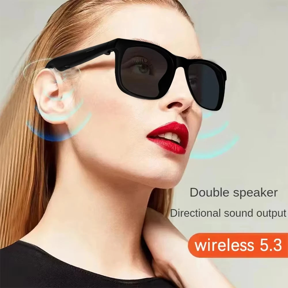 Lenovo Remote Control Touch Smart AI Glasses 8K HD Camera Recording Translator Voice Assistant Music Bluetooth5.4 Men Sunglasses