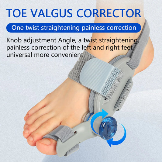US Stock Bunion Corrector Foot Hallux Valgus Braces Rotatable Toe Separator Straightener Adjustable Pedicure Finger Corrector