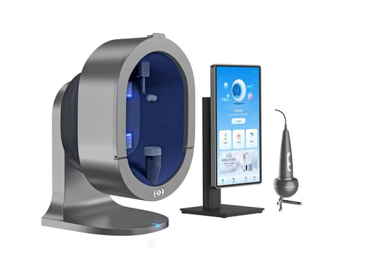 21.5 Inch X5 Facial Skin Analyzer  3D AI Hair Analysis Machine 8 Light Spectrum Skin Analysis Scanner For Business Beauty Care