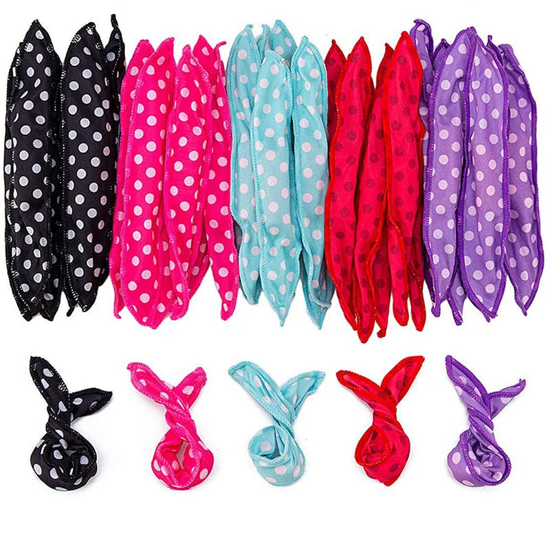 10 Pcs/Lot Hair Curlers Soft Sleep Pillow Hair Rollers Set Best Flexible Foam and Sponge Magic Hair Care DIY Hair Styling Tools