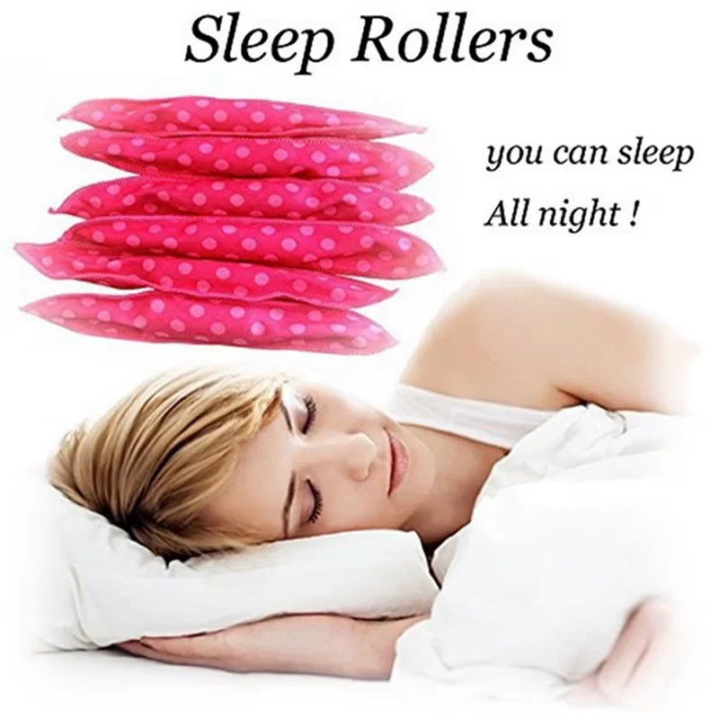 10 Pcs/Lot Hair Curlers Soft Sleep Pillow Hair Rollers Set Best Flexible Foam and Sponge Magic Hair Care DIY Hair Styling Tools