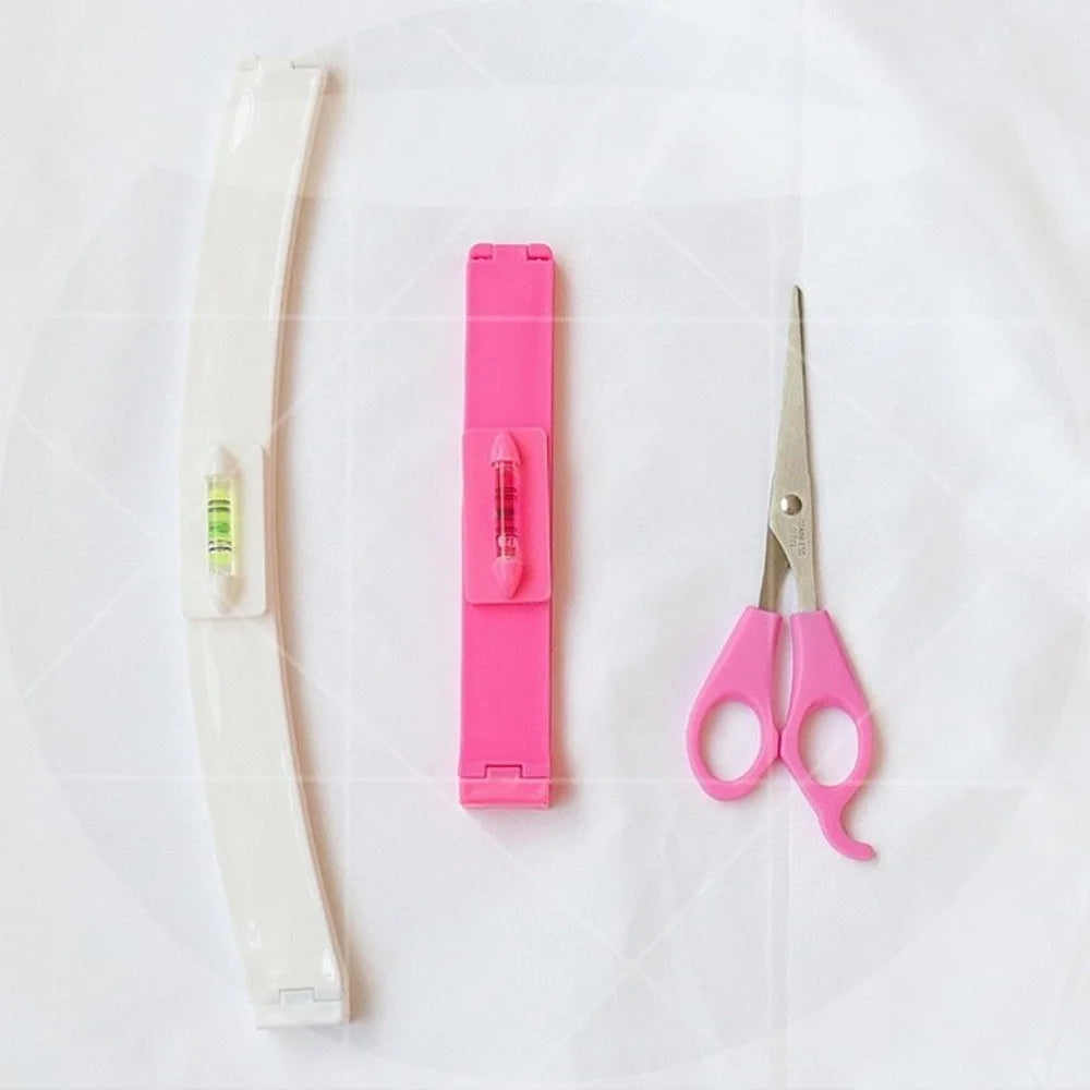 3Pcs/set Hair Cutting Tool Kit Bangs Trimming Scissors Comb Set for DIY Home Hair Styling